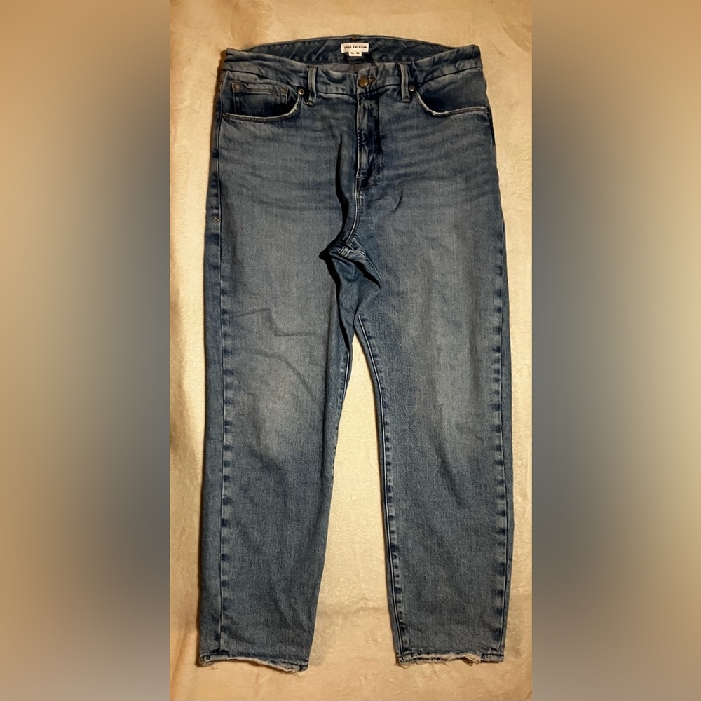 Good American women’s denim ankle length jeans